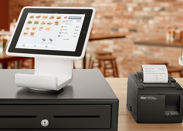 Point of sale system and cash register