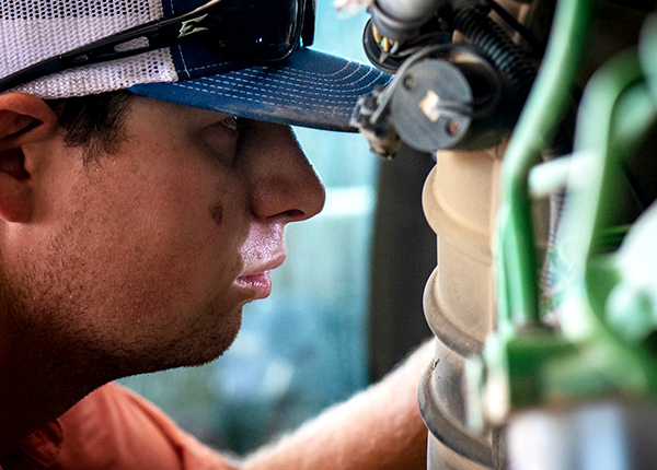 Mechanic at work