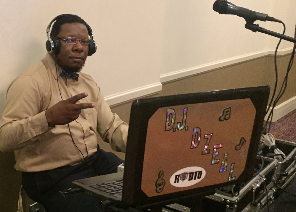 Music DJ at an event