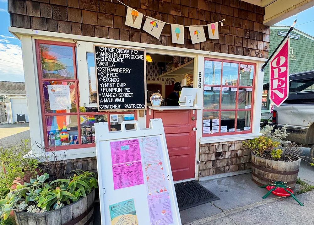 Small, cute coffee kiosk