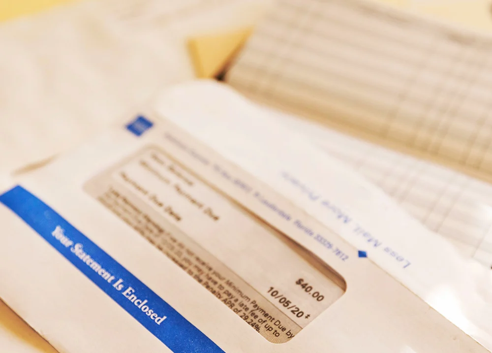 Envelop with a statement enclosed